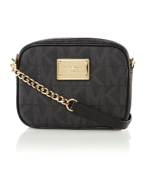 michael kors jet set crossbody monogram